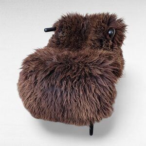 Big Lofty Brown Sheepskin 53" x 29"